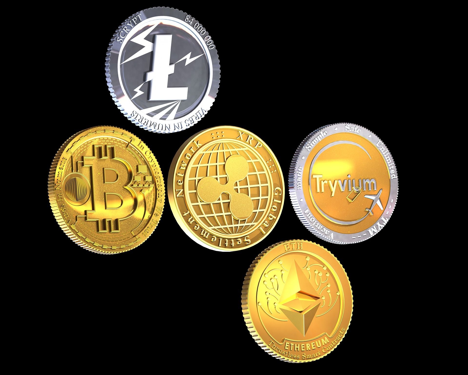 Crypto logos