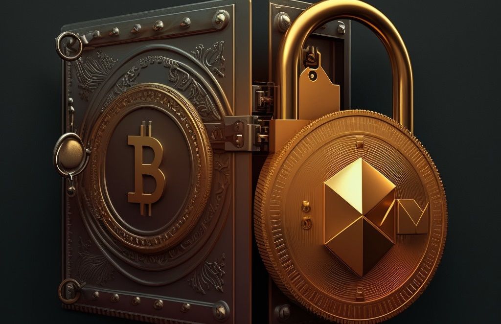 Bitcoin and Eth logo