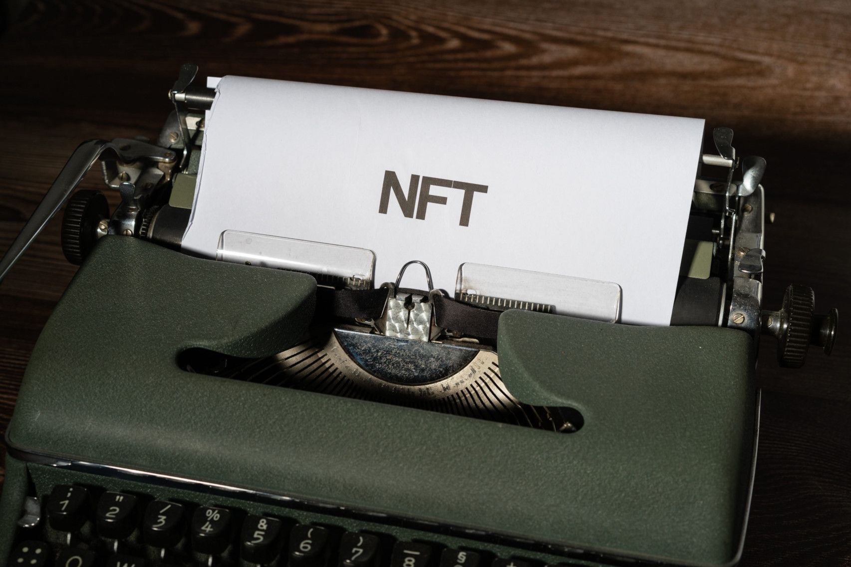 Nft printing from typewriter